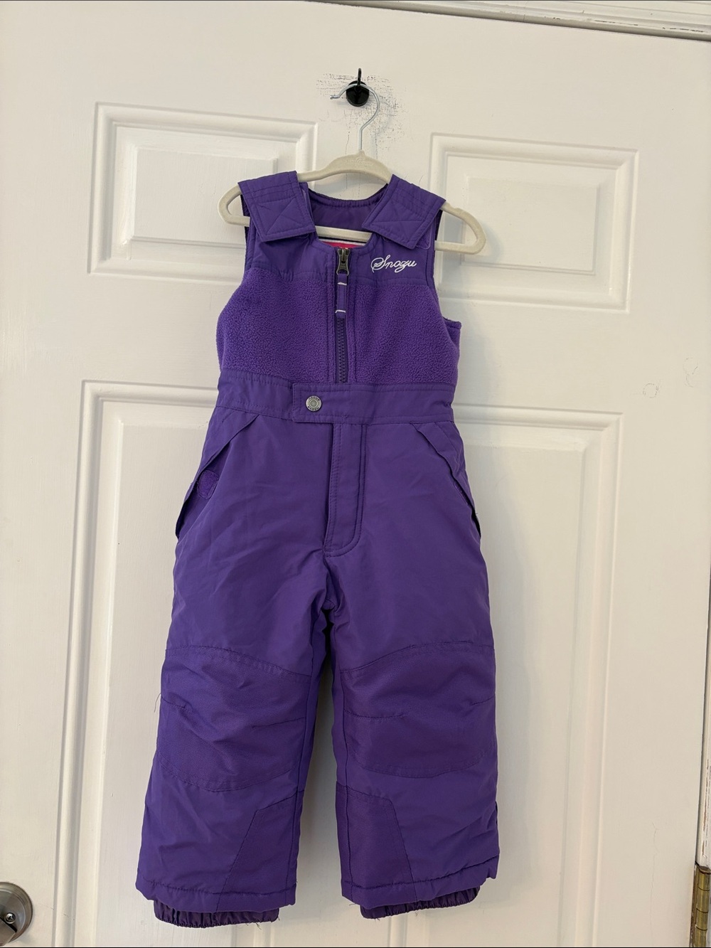 Snozu Snow Bibs Pants Purple Toddler Size 2T